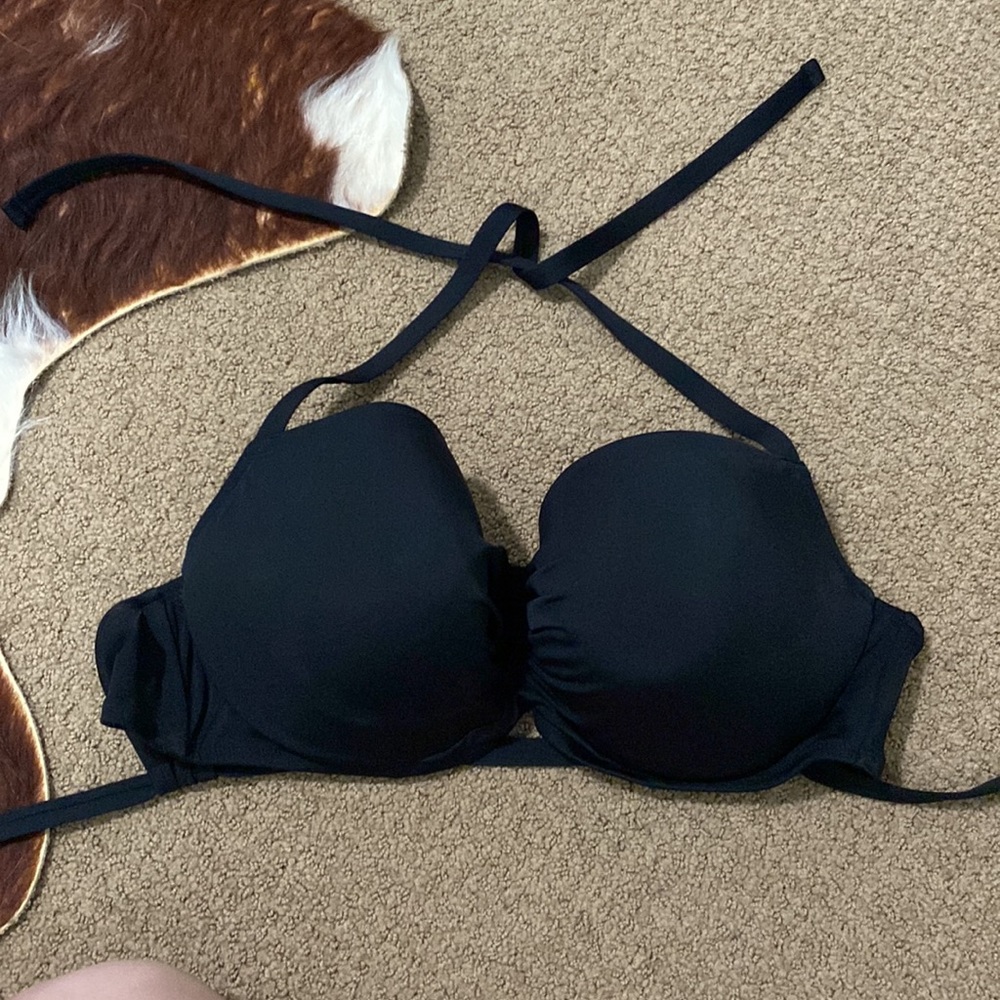 Shade and Shore Black Bathing Suit Top - brand new!